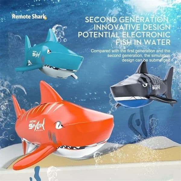 Mini Electric Shark Waterproof RC Boat Shark Infrared Controlled Water Toy Remote Control Boat Gift Boys Girls 260326BJ
