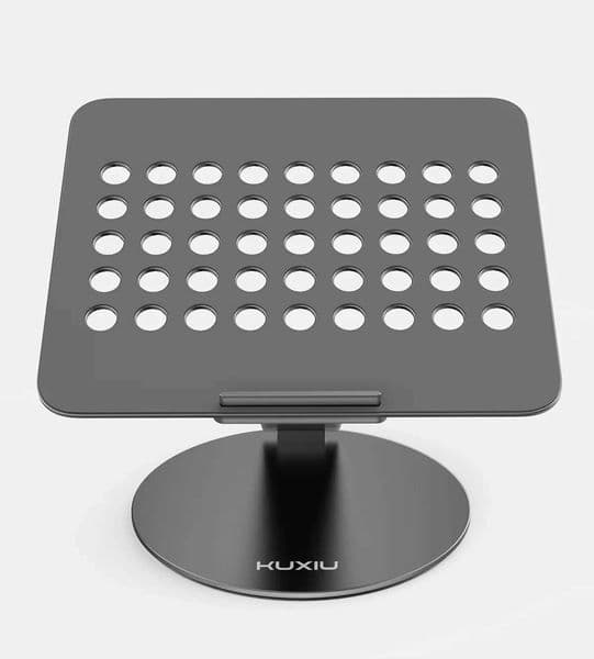 KUXIU Laptop StandFoldable Computer Desktop Holder with 360 Rotating Base For MacBook Pro/AirDell HP Lenovo10-17inch Lapto S26420