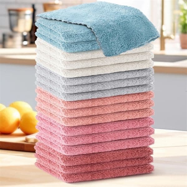 Household clean Set of 12 or18 piece Soft and Highly Absorbent Perfect for Kitchen and Bathroom Multi functional for Home Use 250514BJ