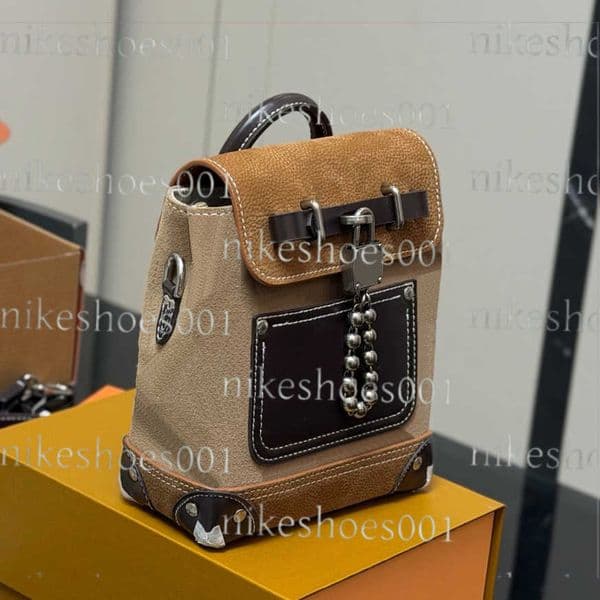 10A Suede Luxury Bag Mini Backpacks Designer Bag Women Designers Book Bag Luxury Backpack Ladies Fashion Classic Flower Back Packs With Lock