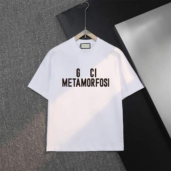 Spring new style hort-sleeved T shirt round neck cotton fabric women's and men's high-quality T-shirt Color black white Size s-2xl R6420g16