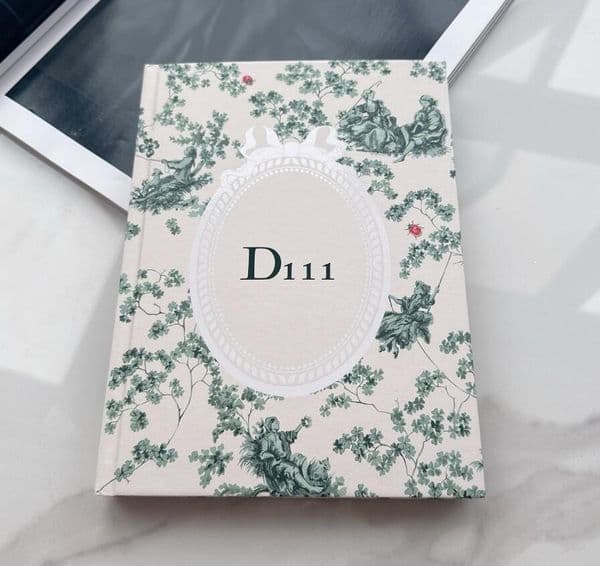 2026 Wholesale New Luxury Blossoms Flower Painted Patterns Notebook Ballpoint perfume cologne Pen Set Designer Classic Letter Logo A5 Notepad Business Gift Diar