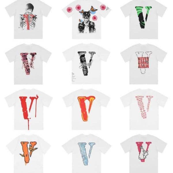 High Street Big V Butterfly Letter Skull Skeleton Limited Edition Big V Casual Collection Short Sleeve T-Shirt for Men and Women T260418