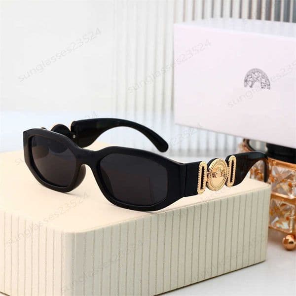 Sunglasses Designer Sunglasses for women metal Rectangle Polygons men Hollow Classic frame Outdoor Beach Sun Glasses For women