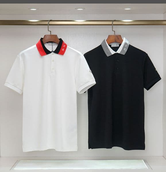 High Quality Badge Polo Shirt Men's Summer Short Sleeve Striped Turn-down Collar polos Shirts Designer T-shirt Breathable Tees France Style