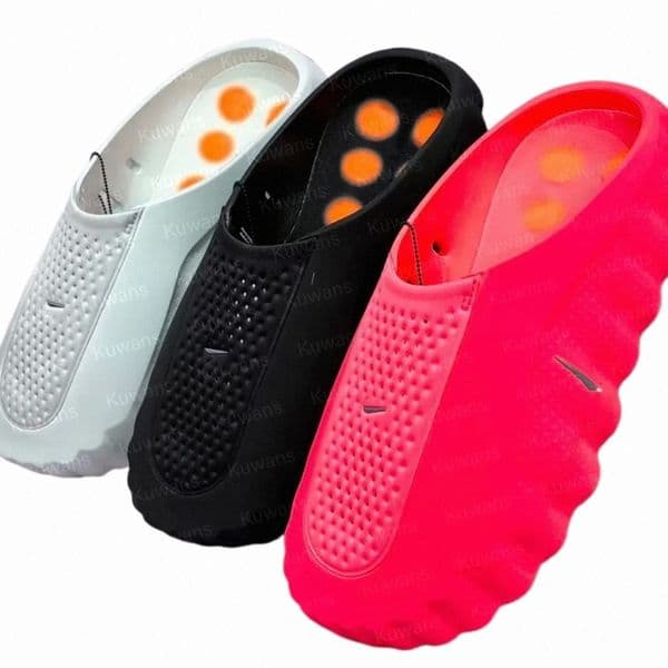 designer Mind 001 Slide Summer Slides Mind001 Slippers Soft Rubber Tech Comfortables Sandals Mules Clog Black Red Bone Light Smoke Grey Men Women Shoe u8zS#