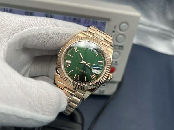 Top quality day date watch watches mens watch 3255 mechanical movement super clone watch sapphire glass 904L steel 40mm 36mm with box BSG8