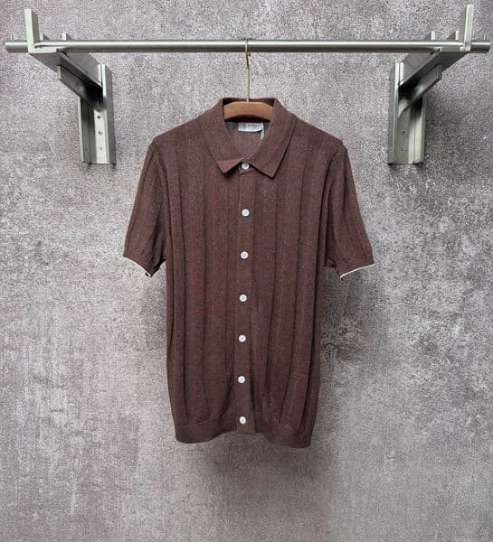 Men's Plus Tees & Polos t-shirts Round neck embroidered and printed polar style summer wear with street pure cotton 4320