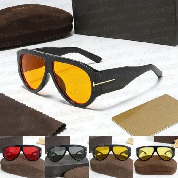 Luxury designer Thom Ford sunglasses women sunglasses womens sunglasses Oversized frames Retro Sunglasses Womens Mens 70s Classic Vintage SunGlasses