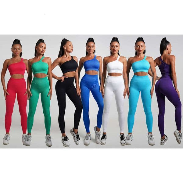 European American cross-border fitness set: high-waisted tight sports shorts, butt-lifting, quick-drying, breathable, suitable for running, training, and yoga
