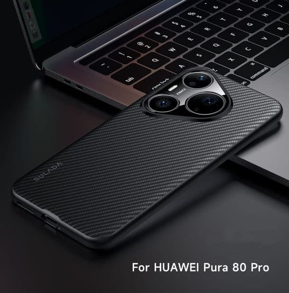 Matte Aramid Fiber Pattern Leather Case For Huawei Pura 90 Pro Max 80 Pro Ultra Magnetic Cover