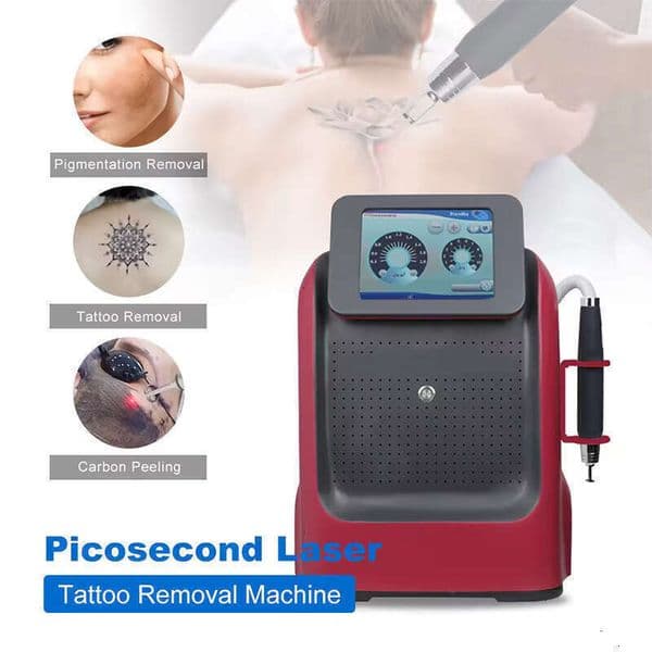 Ace Professional Picosend Tatoo Remover Device Q Switched Pico Second Laser Tattoo Removal Machine