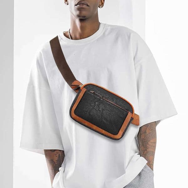 Style Belt Mini Everywhere Crossbody Adjustable Strap Faux Leather Men S Waist Bag High Quality Luxury Bag crossbody bag