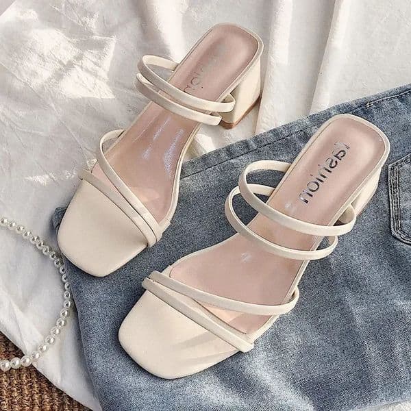 Women High Heel Sandals Summer Casual Female Shoes Woman Square Heel Open Toe Ankle Strap Ladies Sandalias Wedge Shoe 260420