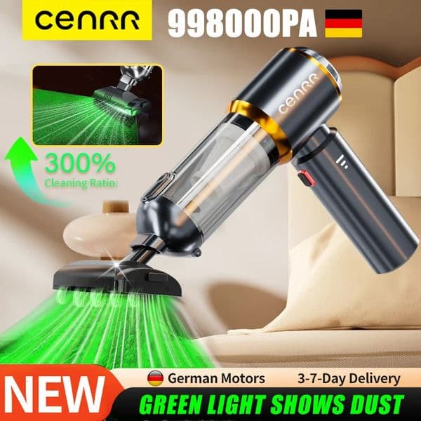 CENRR Car Vacuum Cleaner Powerful Mini 998000PA Portable for Home Appliance Handheld Blower 260421