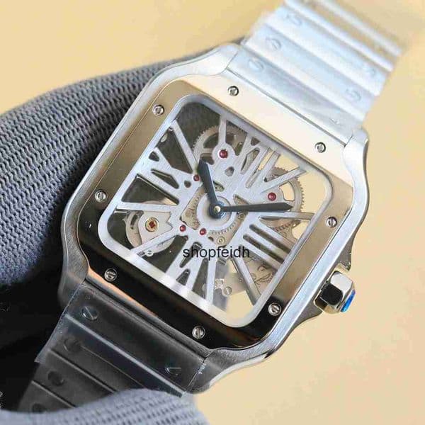 Top quality santoss watch watches super clone watch mens watch 1847MC mechanical movement sapphire glass smartlink 316L steel 39.8mm 35.1mm 27mm with box 9O5R