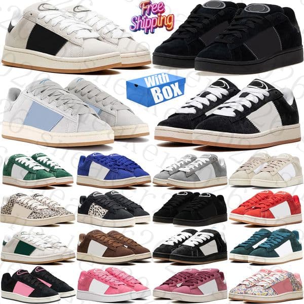 Free Shipping with box Designer campus 00s campuses shoes women sneakers chaussure for mens womens white men trainers scarpe casual luxury d h gate classic