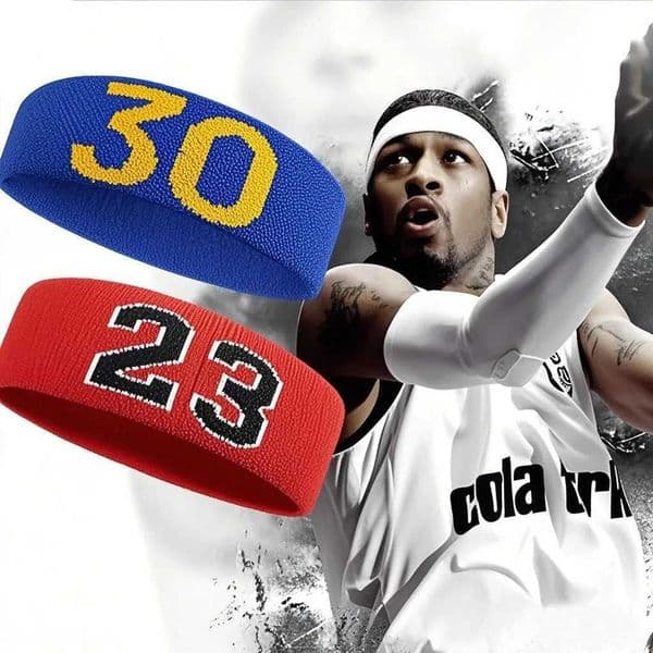 1PC Men Athletic Headband for Sports Sweatband Quick-Dry Breathable Tennis Badminton Running Cycling Gym Antislip Headwear S260420