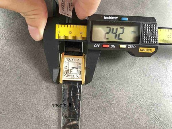 Top quality tanks watch watches watch women designer mens watch super clone watch swiss quartz movement sapphire crystal glass leather strap 22mm with box 3803