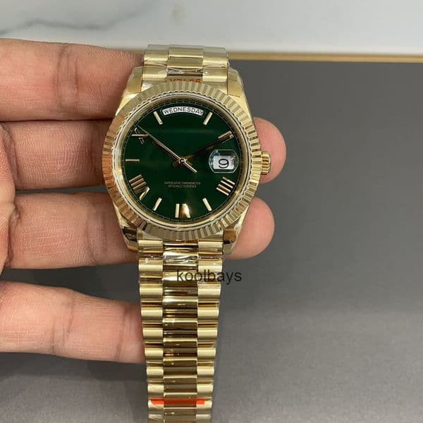 Top quality day date watch watches mens watch 3255 mechanical movement super clone watch sapphire glass 904L steel 40mm 36mm with box 3TUF