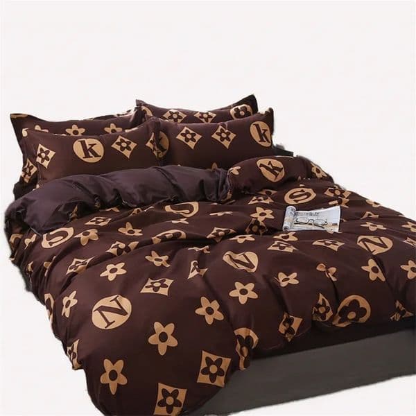 Luxury Designer Bedding Set Bed Linen Duvet And Pillowcase Home Flat Sheet Quilt Cover art Comforter Case 240X220cm Bedclothes Couple Queen Shipping 18