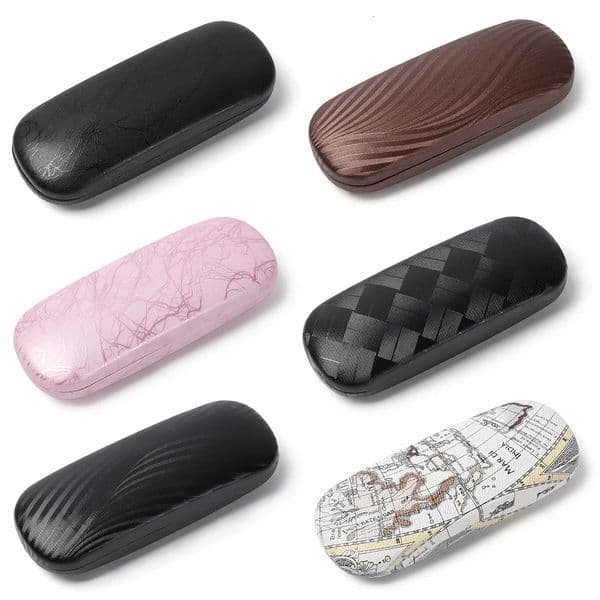 Wood Grain Unisex Spectacle Cases Leather Glasses Case Men Hard Frame Eyeglass Box Women Reading Arrival 260420