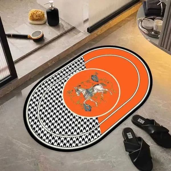 Luxury Designer Diatom Mud Absorbent Entry Quick-Drying Foot Bathroom Door Floor Kitchen Non-Slip Mat art Carpet Shipping 7