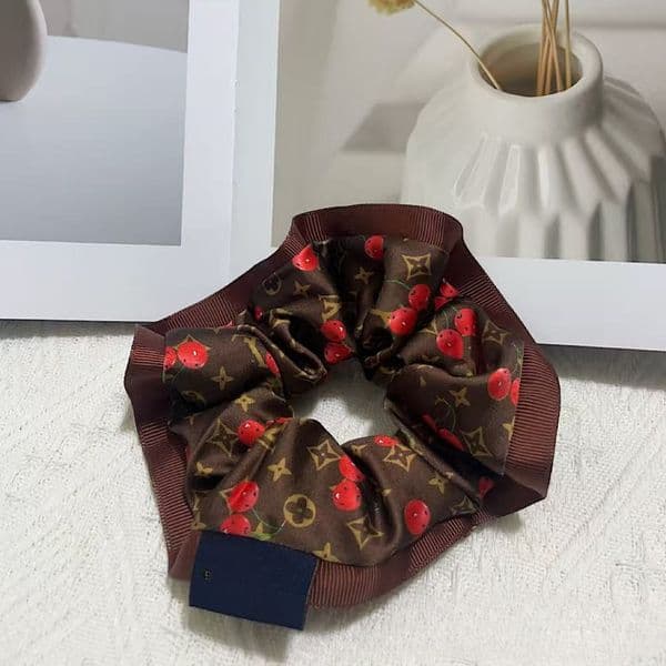 Brand Cherry Blossoms Hair Rubber Bands Designer Jewelry Fashion Women Hairpin Brand Headwear Hair-Clip Hairs Accessories