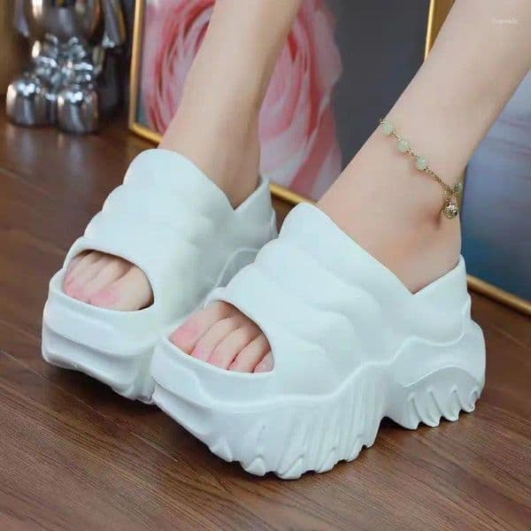 Slippers Women's Thick-Soled Summer Fashion Sandals Heightening Platform Outer Wear