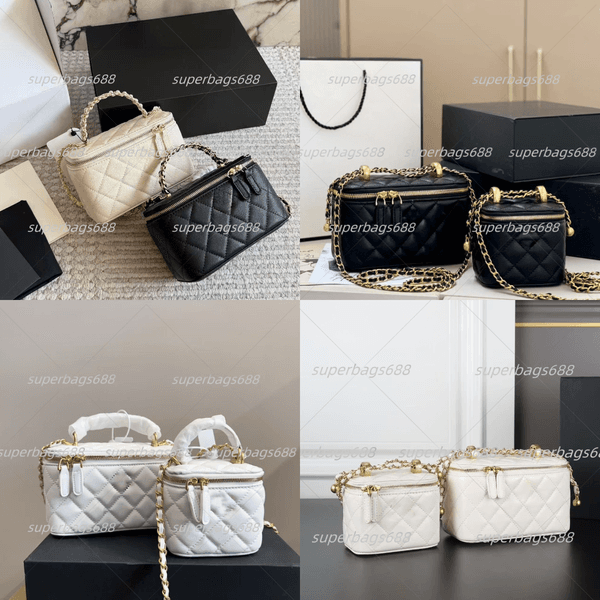 shoulder bags cases makeup bag women crossbody handbags designer luxury red mini portable box cosmetic lipstick bag sheepskin black