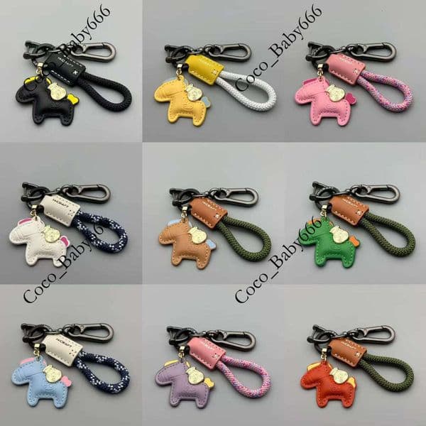 Cartoon Get Rich Keychain Creative Car Key Ring Leather Handmade Woven Rope Backpack Pendant Gift
