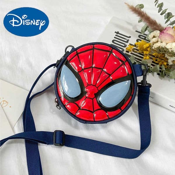 Disney 2026 Marvel New Childrens Shoulder Backpack Spiderman Pattern backpack baby coin purse bags Casual Student Boys Girls Bag H260421