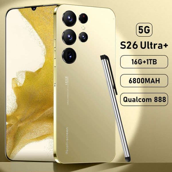 Cross-Border S26+Ultra Export-Specific 7.3" Screen HD 16+1T Large Memory Phone Source Factory Technology