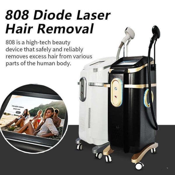 Ace Hot Sale 808 Diode Laser Hair Removal Ice Point Painless Treatment 755 + 808 + 1064 Diode Skin Rejuvenation Permanent Depilation Powerful Laser Machin