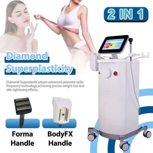 Ace Ace Professional Bipolar RF Skin Rejuvenation Collagen Remodeling Diamond Super-Plasticity Fat Explosion Body Slimming For Loss Weight 2 Handles Equipment