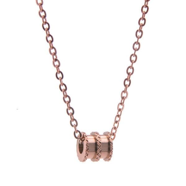 Elegant Unique Titanium Steel Necklace Women With Forest-Style Personality, Popular Among Instagram Influencers Trendy Individuals, Featuring Minimalist Design