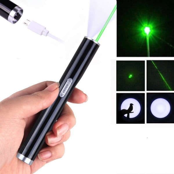 735 Moonlight Green Light Flashlight Laser Pointer Sales Presentation Pen