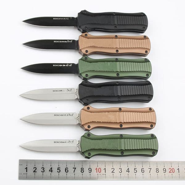 3300mini Outdoor High Hardness Mini Folding CNC Aluminum Alloy 6061 Titanium Coated Wilderness Survival Camping Sharp Portable Knife