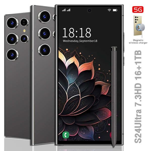 S24 Ultra 16+1T Android mobile phone with 4G network, 7.3-inch high-definition large screen smartphone with built-in pen thumbnail 2