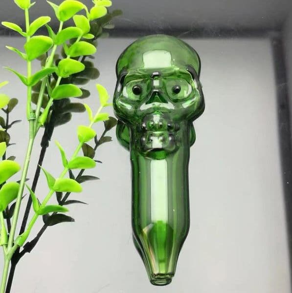 Glass Pipes Smoking Manufacture Hand-blown hookah Large Skeleton Colorful Pipe