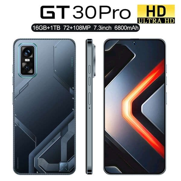 The best-selling GT 30 Pro mobile phone, featuring a 16+1T Android system, a 7.3-inch large screen and facial ID fingerprint ID. thumbnail 3