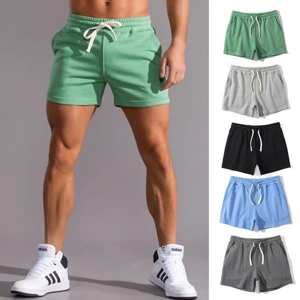 Mens Summer Shorts Casual Cotton Homme Oversized Sport Fitness Running Sweatpants Male Clothes 260421