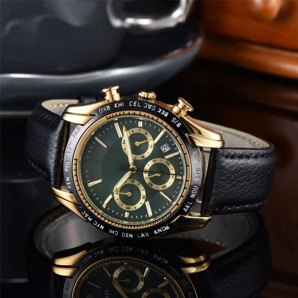 luxurious fashion men's quartz watch. Directly sold by the manufacturer. Korean version reflects the trend of light luxury and fashionable business watches.