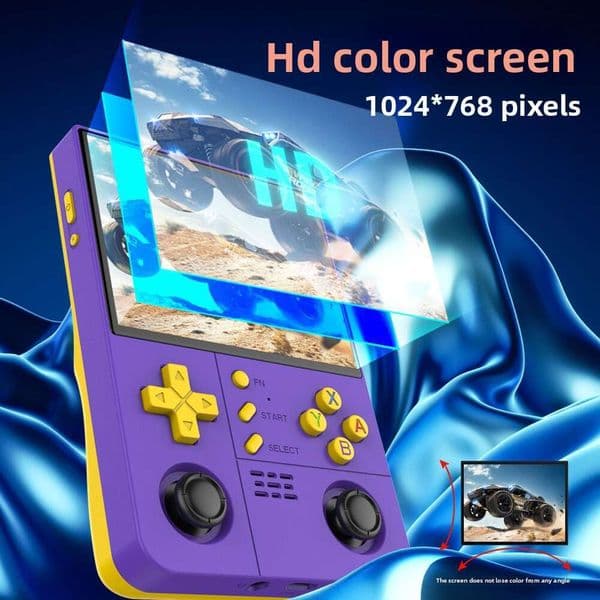 New R40xxpromax Handheld Nostalgic PSP Open-Source Game Console, Portable Retro Arcade Console