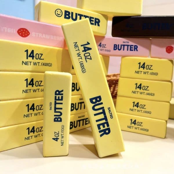 8.66in Jumbo Squishy Butter Stick Squeeze Toys Soft Slow Rebound Chees Stick Funny Prank Fidget Toy Stress Anxiety Relief Game Sensory Toys for Kids BY SEA Shipping!1