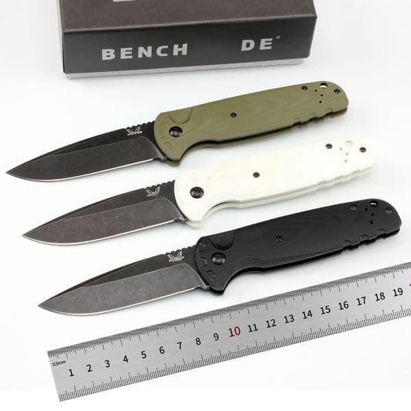 BM 4300 Pocket Folding Knife CPM-Magnacut Blade G10 Handle Assisted Flipper Knife EDC Outdoor Hunting Tactical Self Defense Tool thumbnail 2