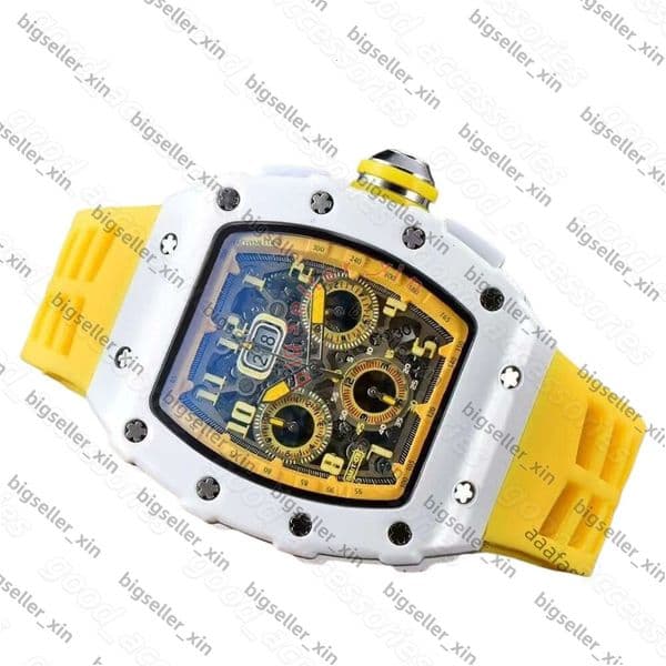 Mens Designer Richaity Rd Millieity Watch Rubber Strap AAA Luxury Richerdity Millity Watch Man Watch Woman Top Quality Chronograph Quartz Automatic Watch Box c58
