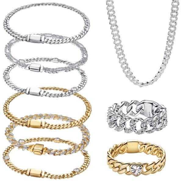 Tennis Cuban Chain sparkling diamond Bracelet necklace Ring designer Bracelets Women gold Charms bracelet 925 Silver Chain luxury Jewelry wedding festive gift