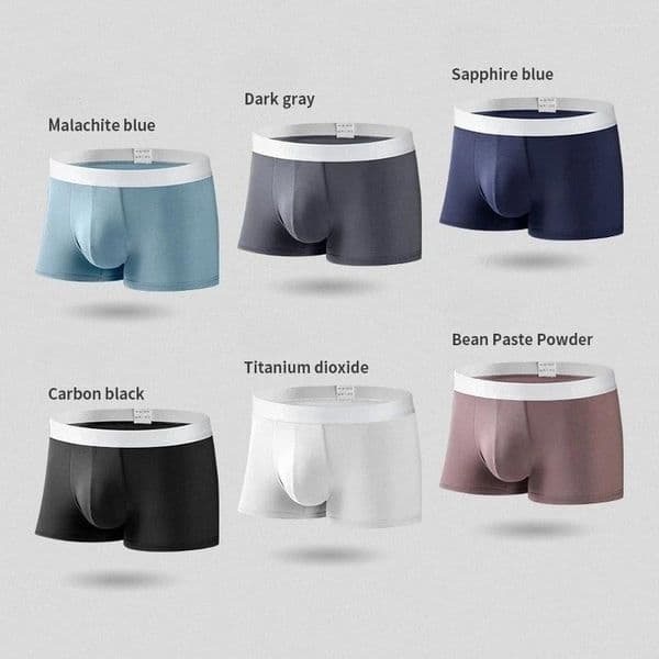 Underpants Man Boxer Male Panties Graphene Modal Men's Underwear Solid Color Boxers Breathable Comfortable Shorts Men