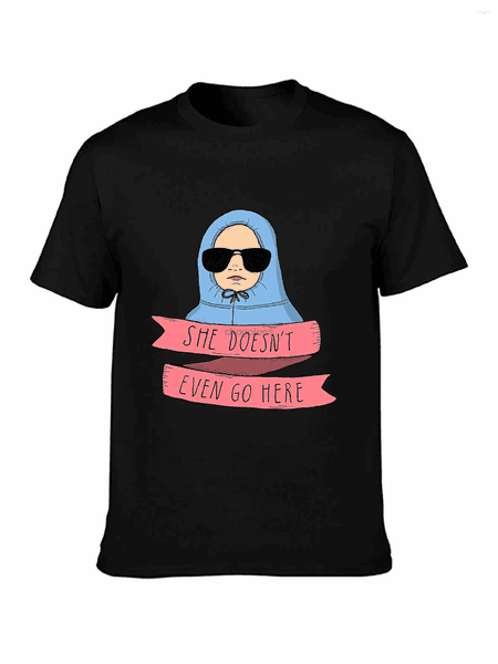 Men's T Shirts Men Tshirt She Doesnt Even Go Here Unisex Shirt Printed T-Shirt Tees Top
